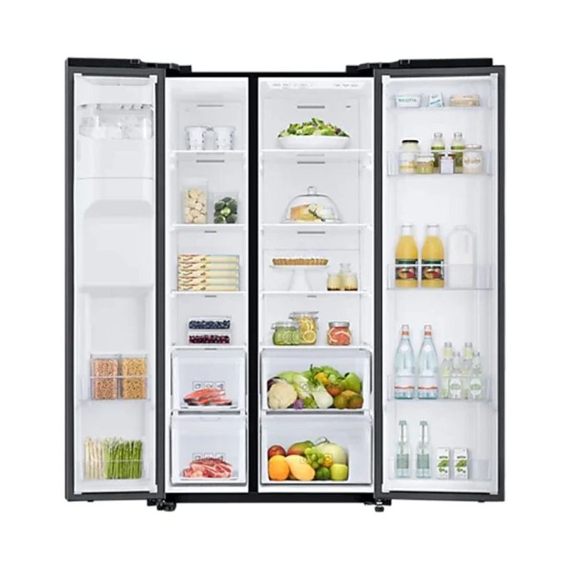 RÉFRIGÉRATEUR SIDE BY SIDE SAMSUNG RS68A8820B1 652LITRES NOFROST - NOIR