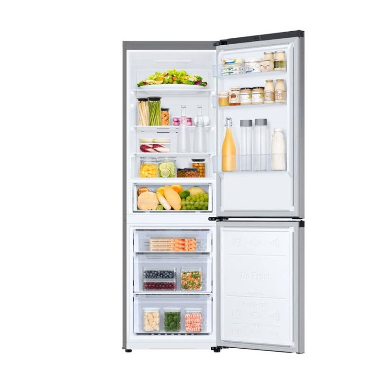 RÉFRIGÉRATEUR COMBINÉ SAMSUNG RB34T600FSA 340 LITRES NOFROST - SILVER