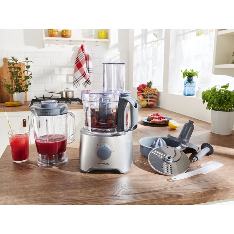 ROBOT CUISINE MULTIPRO COMPACT KENWOOD - FDP302SI- SILVER