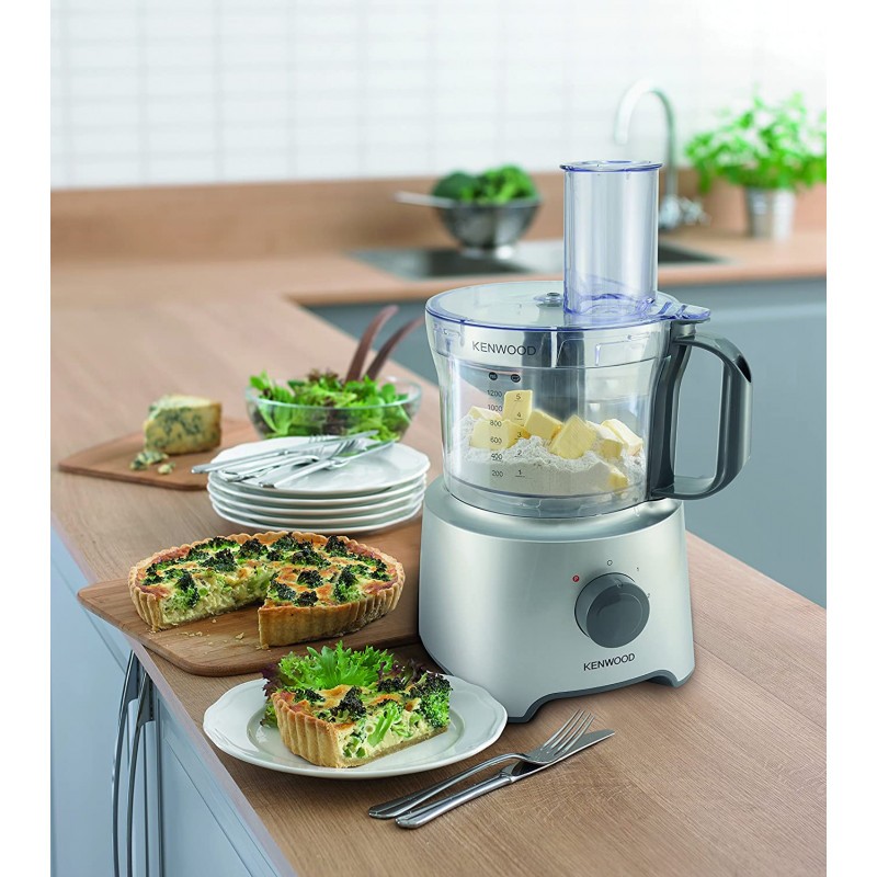 ROBOT CUISINE MULTIPRO COMPACT KENWOOD - FDP302SI- SILVER