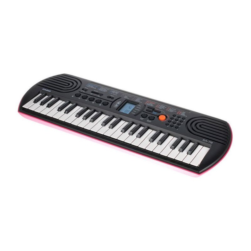 MINI CLAVIER ELECTONIC MUSICAL CASIO SA-78AH2 - NOIR&VIOLET