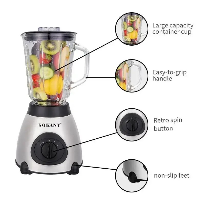 Sokany blender 2 en1