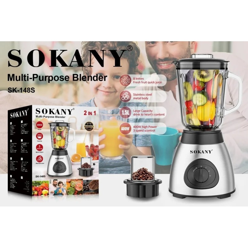 Sokany blender 2 en1