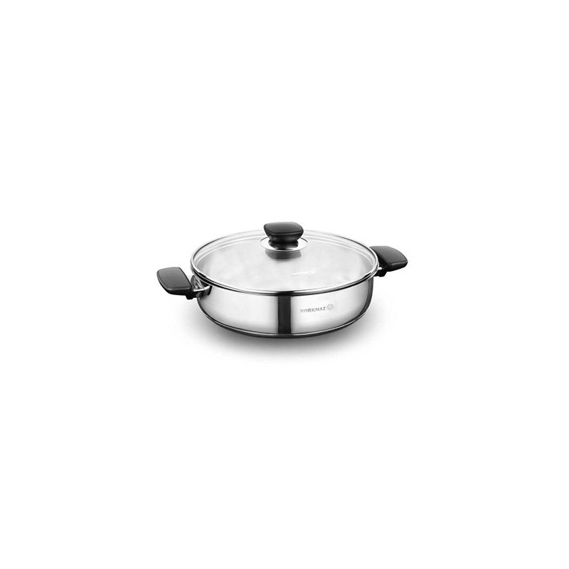 Sauteuse KORKMAZ 26 x 8.5 CM - Inox