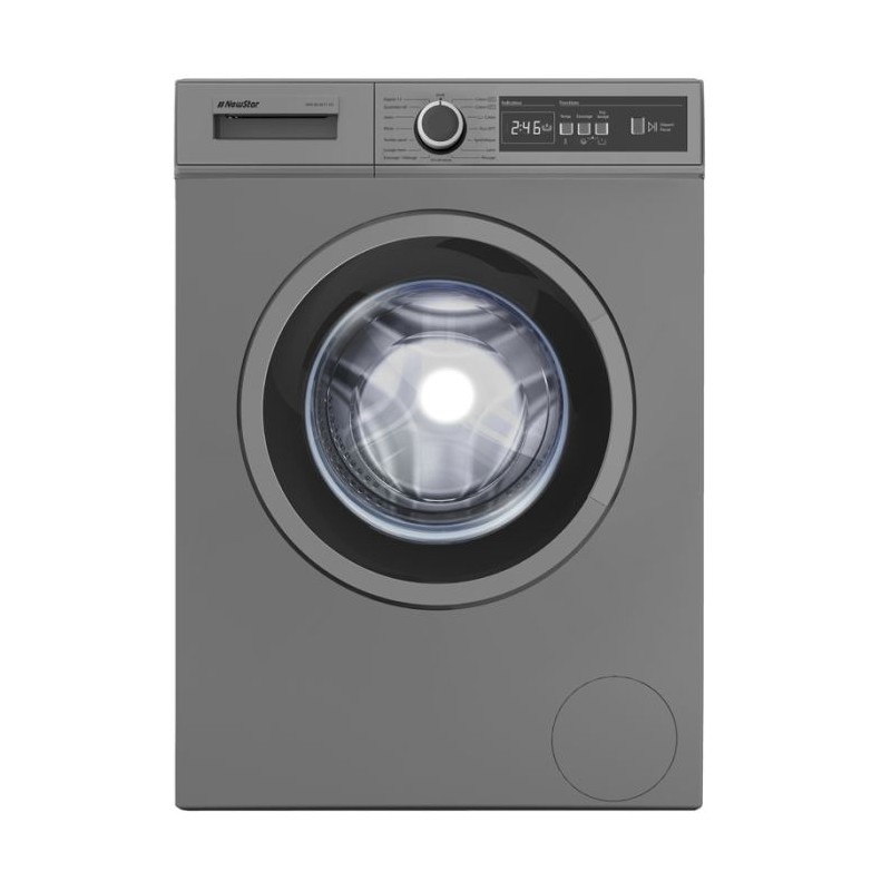 LAVE LINGE FRONTAL NEWSTAR MFA0610CT1DS 6KG - SILVER