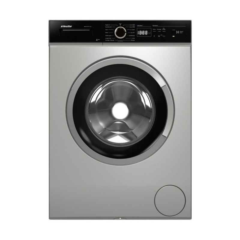 LAVE LINGE FRONTAL NEWSTAR MFA0710CT1DS 7KG - SILVER