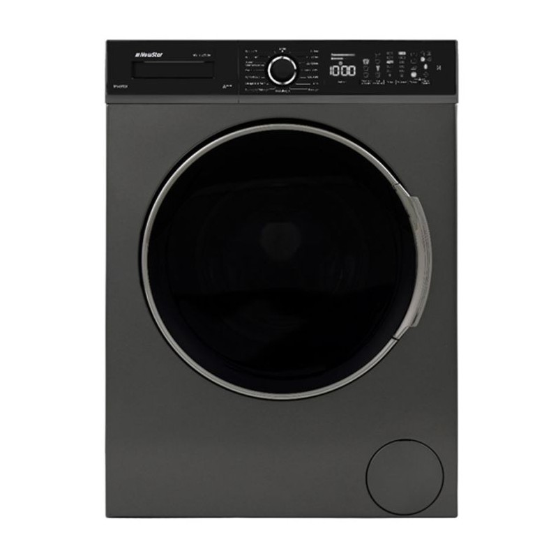 LAVE LINGE FRONTAL INVERTER NEWSTAR MFA1012CT3DX 10KG - SILVER