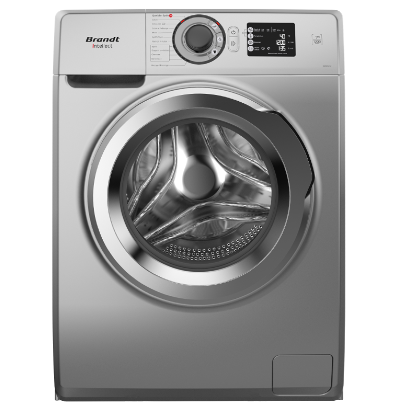 LAVE LINGE FRONTALE BRANDT 7KG -BAM74SS- SILVER