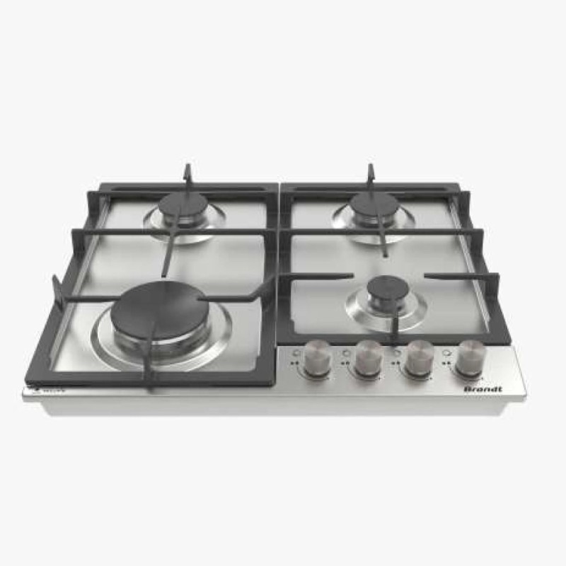 PLAQUE DE CUISSON BRANDT 4 FEUX - BPE6342XA- INOX