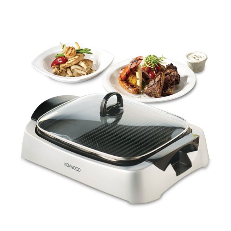 GRILL ELECTRIQUE KENWOOD 2000W GRIS -HG266- SILVER