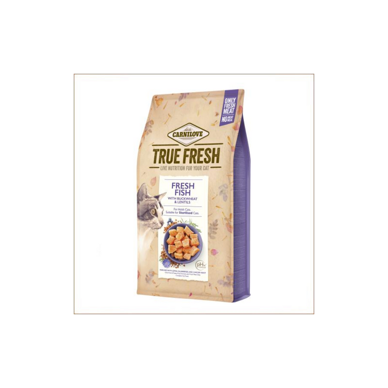 CARNILOVE TRUE FRESH CAT FISH, 340 Gr