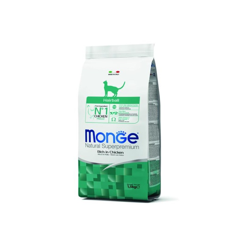 MONGE CAT Hairball 1.5 KG