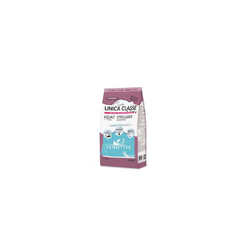 UNICA CLASSE adulte stériliser luxueuse hairball 1.5 KG