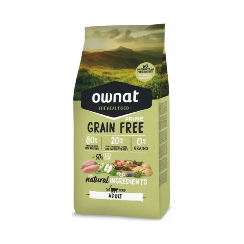 OWNAT grain free chat adulte 3KG