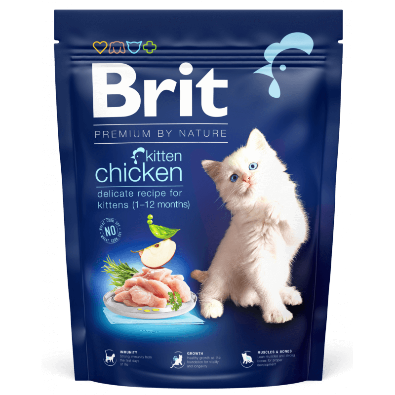 Brit Premium by Nature chat Kitten poulet 300 gr