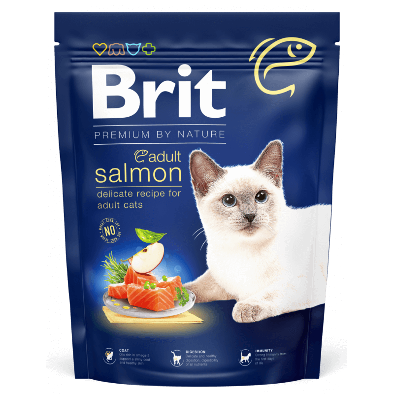 Brit Premium by Nature chat saumon 300 gr