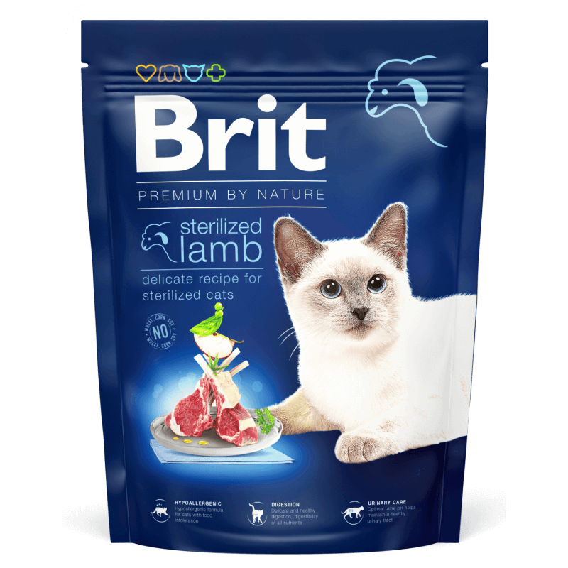 Brit Premium by Nature chat stérilisé agneau 300 gr