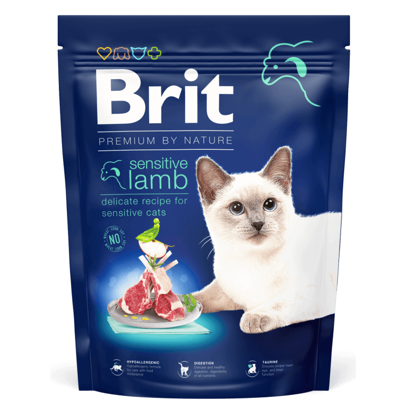 Brit Premium by Nature chat sensitive agneau 300 gr