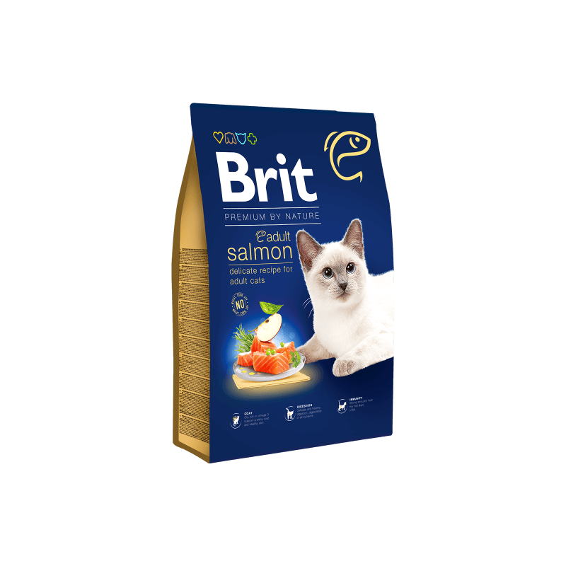 Brit Premium by Nature chat saumon 1.5 KG