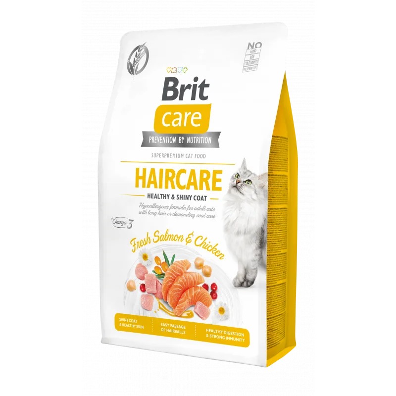 BRIT care sans céréales haircare & shiny coat beauté du poil 7kg