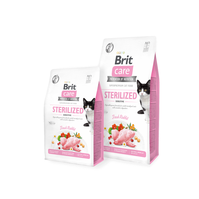 Brit Care Chat Grain-Free STERILIZED SENSITIVE 2 KG