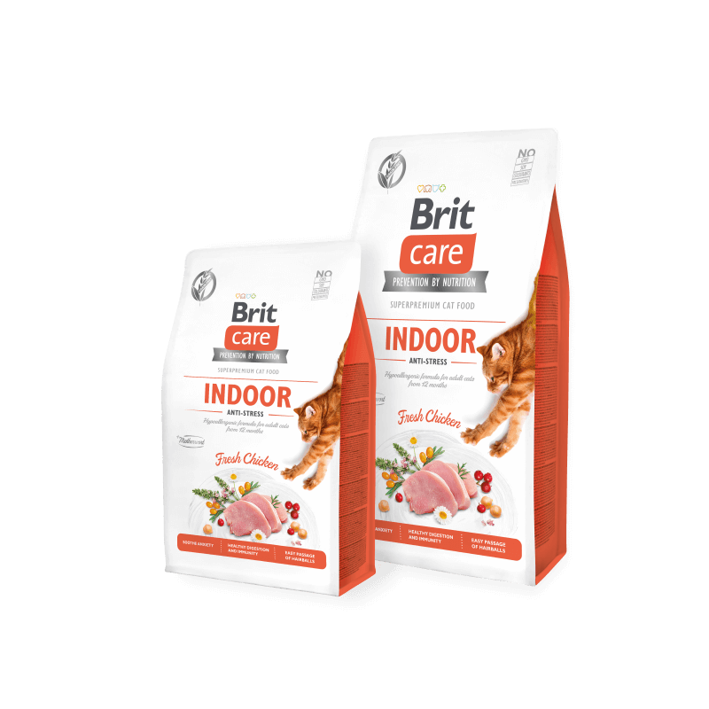 Brit Care Cat Grain-Free INDOOR ANTI-STRESS 2 KG