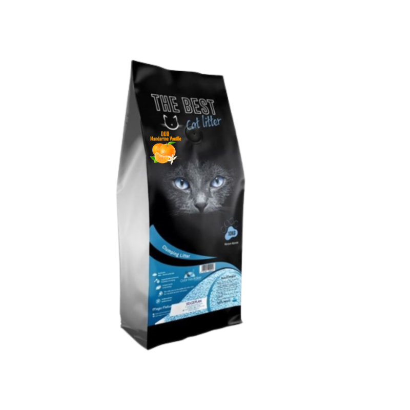 THE BEST CAT LITTER 10 L MANDARINE/VANILLE