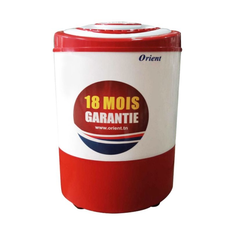 LAVE LINGE SEMI-AUTOMATIQUE ORIENT 3.5 KG - BLANC&ROUGE