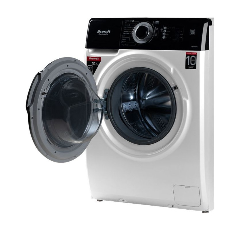 LAVE LINGE FRONTAL BRANDT 10.5 KG -BAM102QVWBL- BLANC