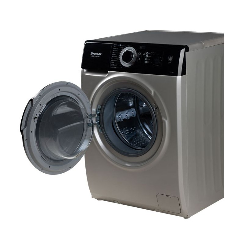 LAVE LINGE FRONTAL BRANDT 8KG -BAM84SBL- SILVER