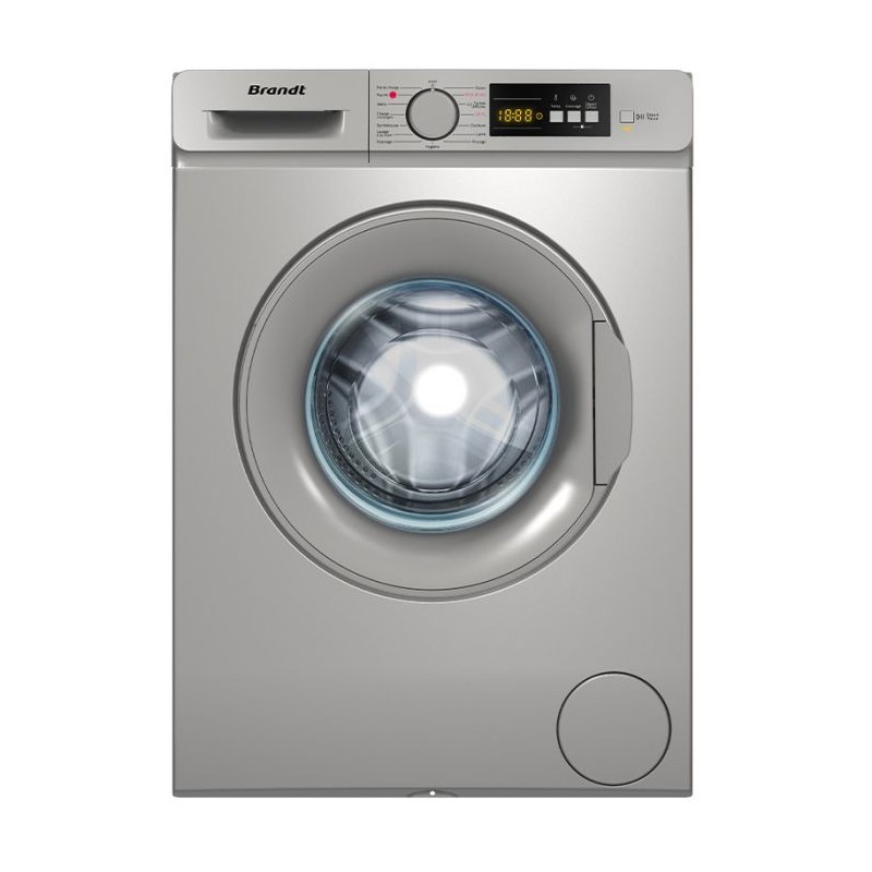 LAVE LINGE FRONTAL BRANDT 6KG -BLF615S- SILVER