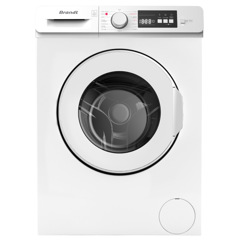 LAVE LINGE FRONTALE BRANDT 7KG  -BLF742W- BLANC