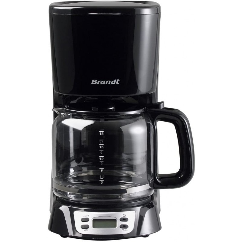 CAFETIERE BRANDT FILTRE 1,8L 1000W -CAF1318E- NOIR