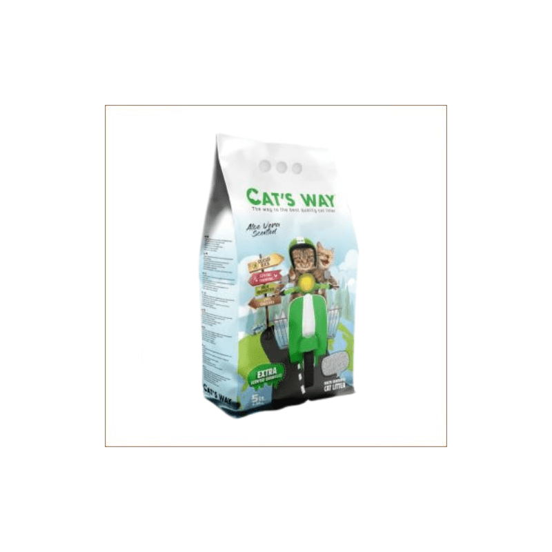 CATSWAY Litière Aloe Vera 5 L