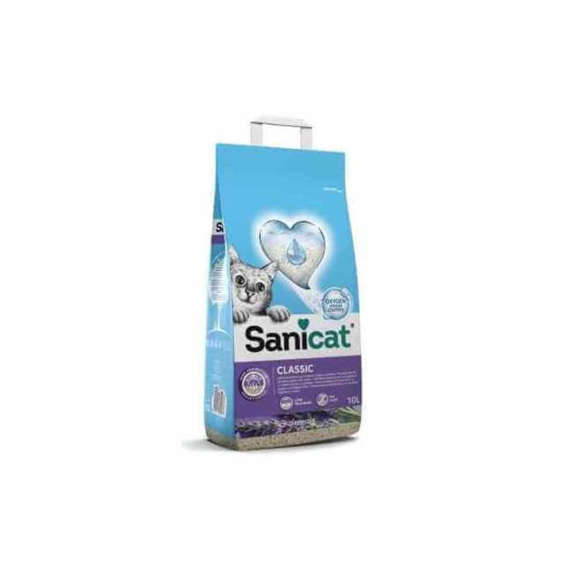 Litière SANICAT CLASSIC OXYGEN LAVANDE 20L