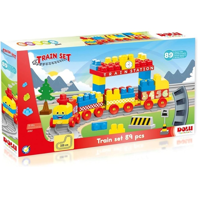 Dolu – Set de Train, 89 pièces