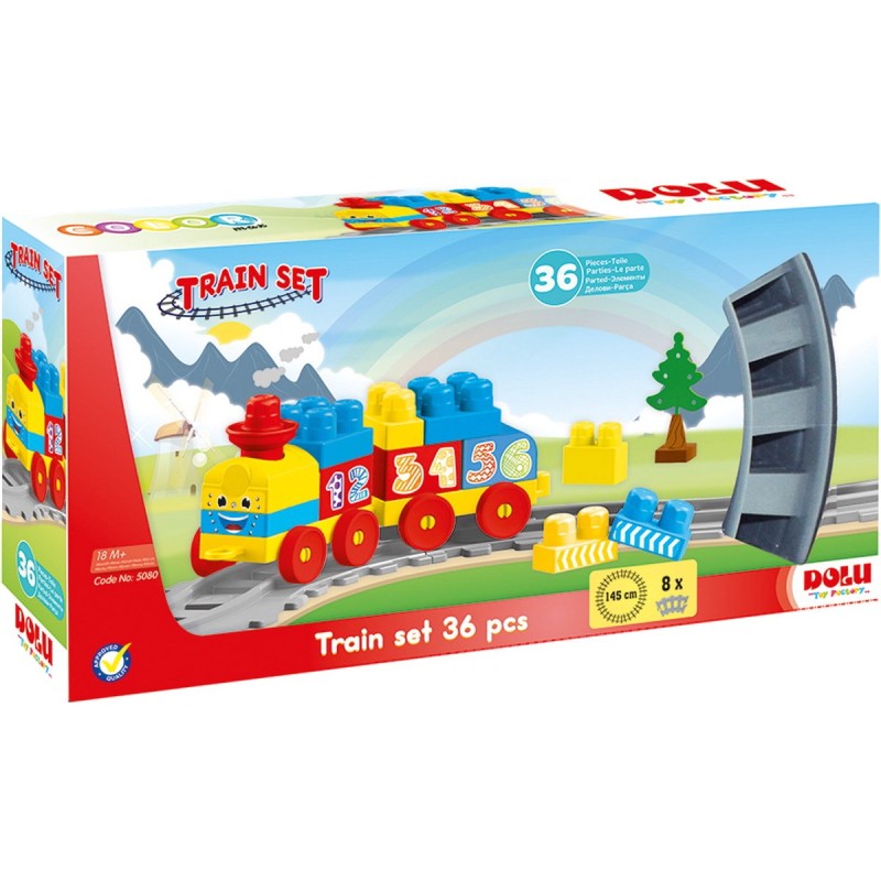 Dolu – Set de Train, 36 pièces