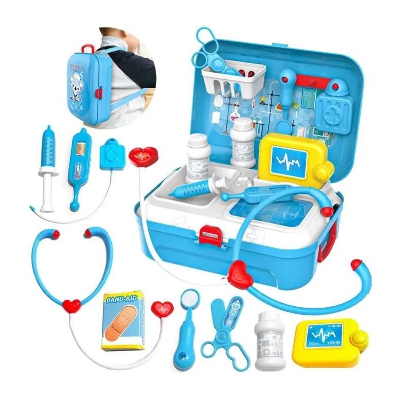 Docteur Jeu d'Imitation Set Outils Médical Sac à dos Médecin