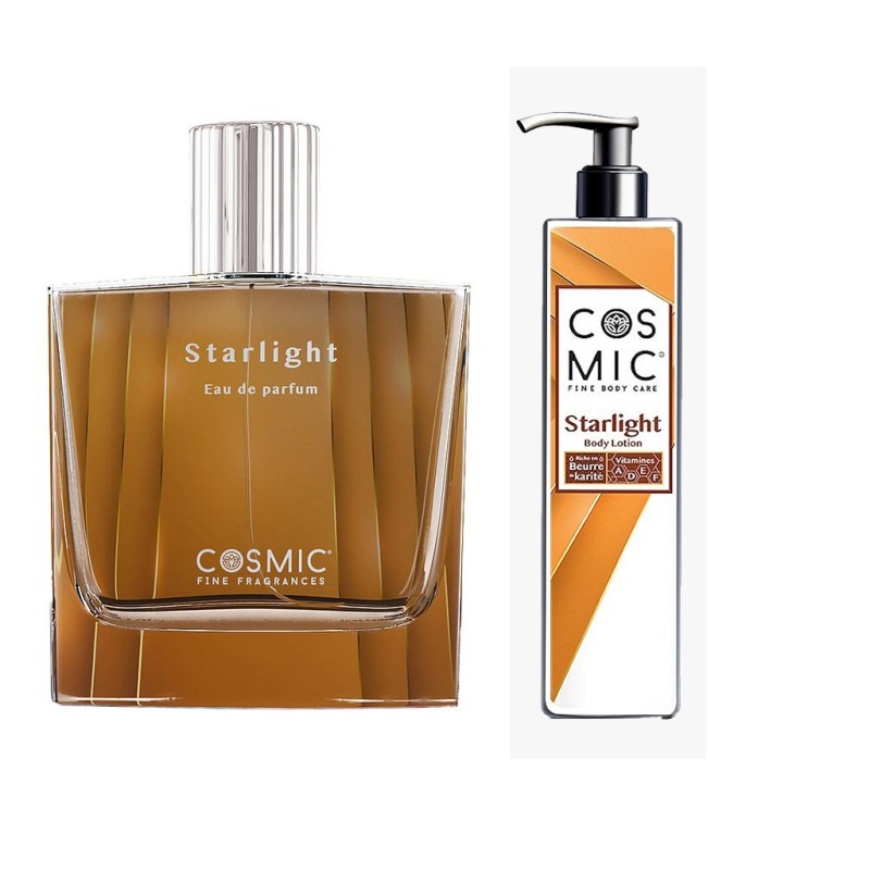 COFFRET STARLIGHT-parfum pour femme-50ml + LOTION POUR LE CORPS-200ml