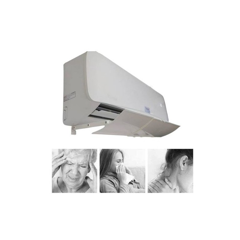 BN Product Déflecteur De Flux D'air Pour Climatiseur 180° - Blanc