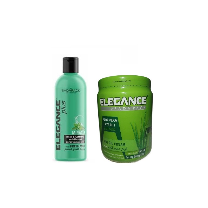 CPFFRET 2*1 SHAMPOING MENTHE-500ml + HAIR OIL CACTUS 1000ml