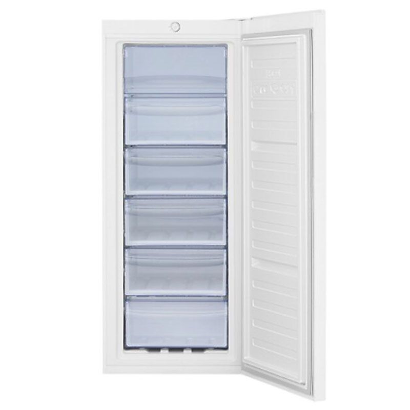 Congélateur Vertical, 6 tiroirs, DeFrost, Capacité 210 L, Thermostat , Blanc