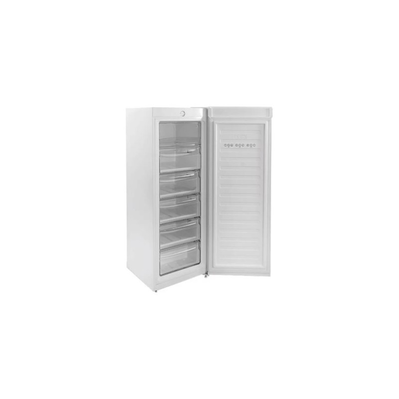 Congélateur Vertical, 6 tiroirs, DeFrost, Capacité 210 L , Inox