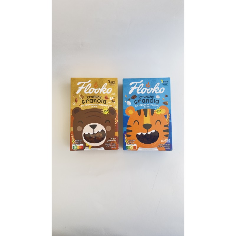 Pack de 6 Crunchy Granola Flooko Pocket 35g