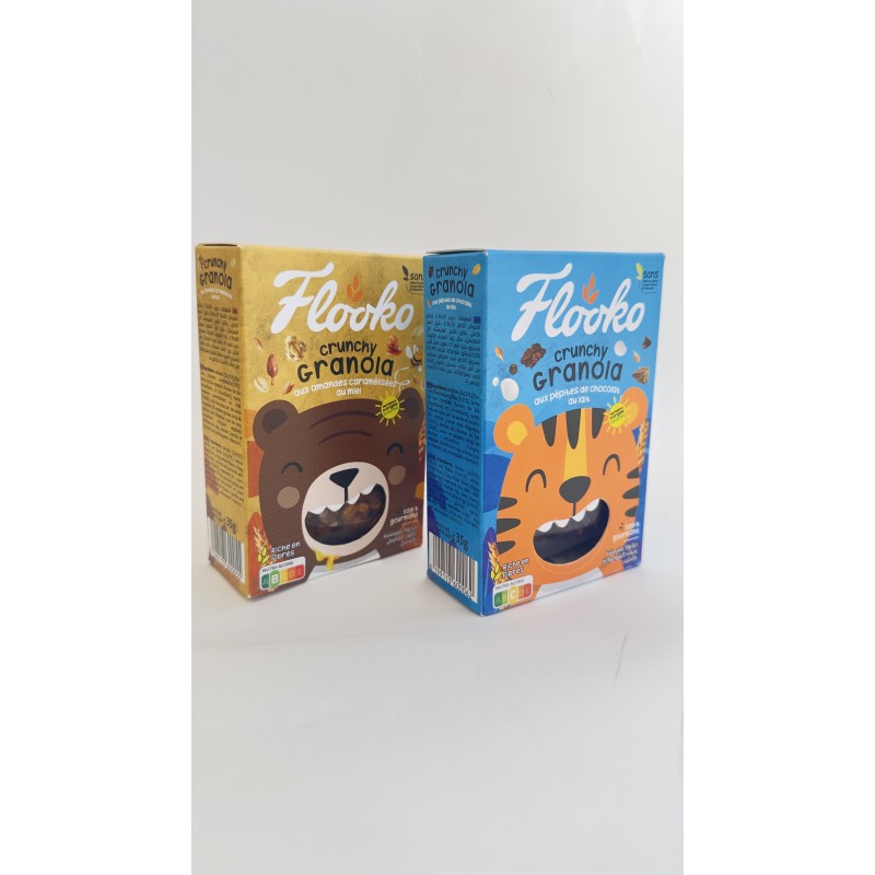 Pack de 6 Crunchy Granola Flooko Pocket 35g