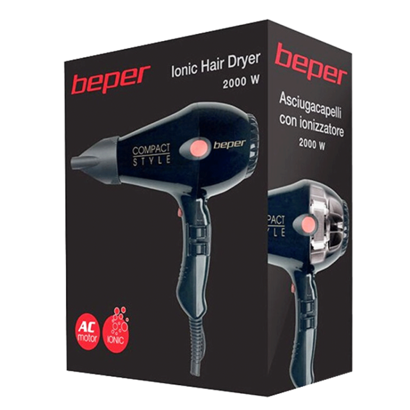 SÈCHE-CHEVEUX BEPER 40.401 2000 W - NOIR