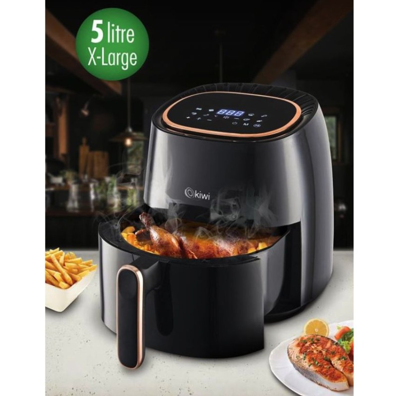 FRITEUSE SANS HUILE 5L KIWI 1400W KAF-5536 - NOIR