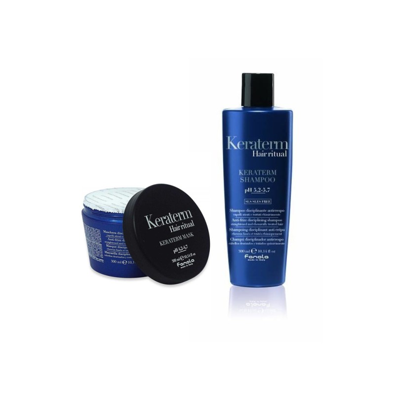 Pack  Soin des cheveux N°01  SHAMPOING - 300ML + Masque -300ml KERATERM  de FANOLA