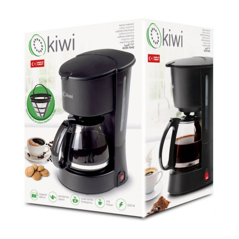 CAFETIERE ELECTRIQUE KIWI KCM-7540 - NOIR