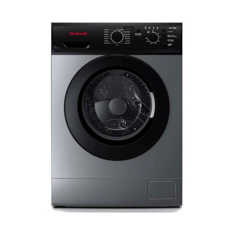 LAVE LINGE FRONTAL BRANDT 7 KG -BLF715SBL- SILVER